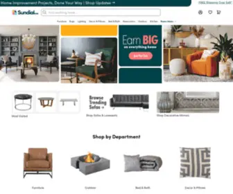 Sundialhome.com(Online Home Improvement Decor & Furniture Store) Screenshot