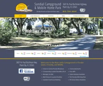 Sundialpark.com(Sundial Campground and Mobile Home Park) Screenshot