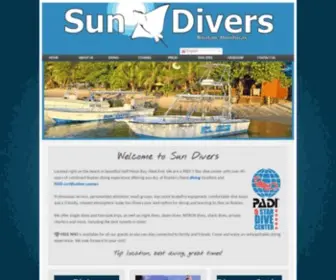 Sundiversroatan.com(Sun Divers) Screenshot