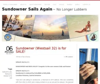 Sundownersailsagain.com(Sundowner Sails Again) Screenshot