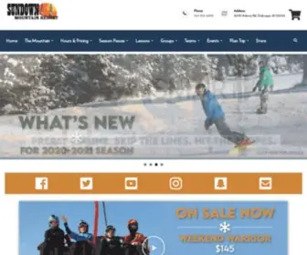 Sundownmtn.com(Sundown Mountain Resort) Screenshot