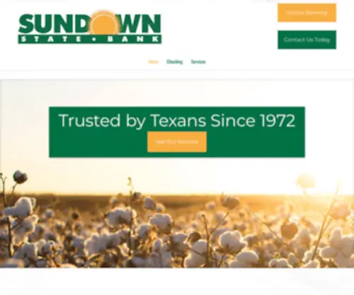 Sundownsb.com(Community Bank) Screenshot