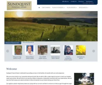 Sundquistfh.com(Sundquist Funeral Home) Screenshot