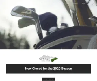 Sundregolf.com(Sundre Golf Club in Sundre Alberta) Screenshot