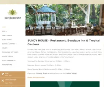 Sundyhouse.com(Delray Beach Hotels) Screenshot