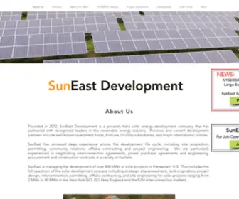 Suneastdevelopment.com(About Us) Screenshot