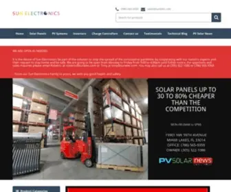 Sunelec.com(World's Lowest Solar Panel Prices) Screenshot