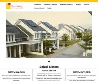 Sunergi.co.id(Solar Energy Expert) Screenshot