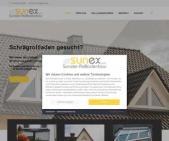 Sunex.de(Schrägrollladen) Screenshot
