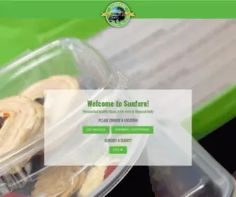 Sunfare.com(Personalized, Healthy Meals Made Fresh and Delivered Daily) Screenshot