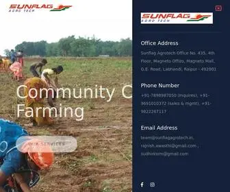 Sunflagagrotech.in(Exporter of quality certified Essential Oils and Herbs) Screenshot