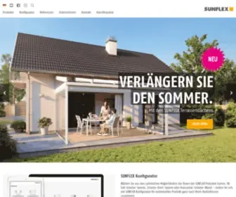 Sunflex.de(SUNFLEX: Home) Screenshot