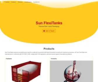 Sunflexitanks.com(Sun FlexiTanks) Screenshot