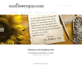 Sunflowerguy.com(Flower delivery) Screenshot