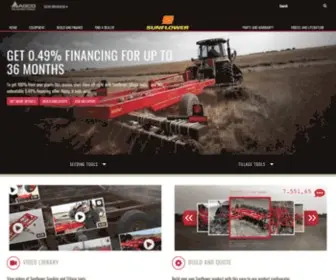 Sunflowermfg.com(Sunflower Seeding and Tillage) Screenshot