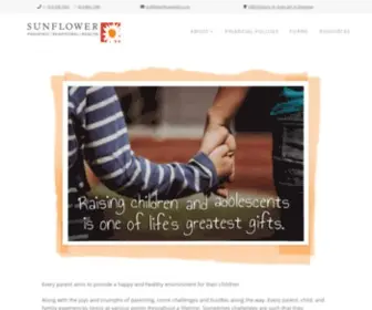 Sunflowerpbh.com(Sunflower Pediatric Behavioral Health) Screenshot