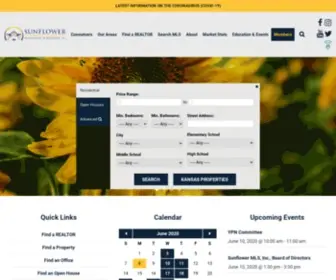 Sunflowerrealtors.com(Sunflower Association of REALTORS) Screenshot