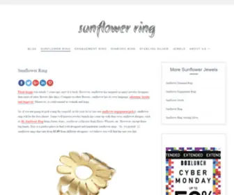 Sunflowerring.com(Sunflower Ring) Screenshot