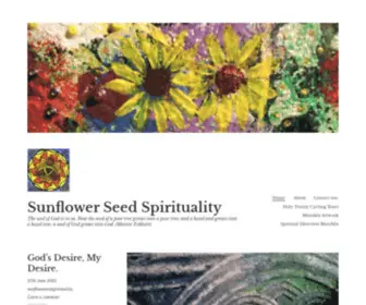 Sunflowerseedspirituality.com(The seed of God) Screenshot