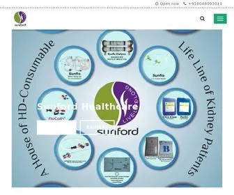 Sunfordhealthcare.com(Sunford Healthcare Pvt Ltd) Screenshot