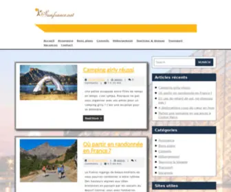 Sunfrance.net(Le blog des vacances en France) Screenshot