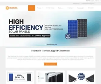 Sunfueltechnology.com(Solar Panel Manufacturer India) Screenshot