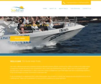 Sunfunmalta.com(Sun and Fun Watersports Malta) Screenshot