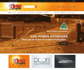 Sungateaustralia.net(Sun-Power Autogates) Screenshot