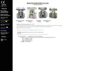 Sungchang.com(Sung Chang textile machine) Screenshot