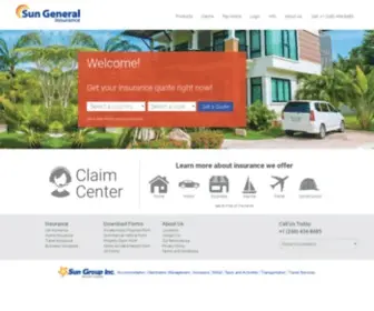 Sungeneral.net(Sun General Insurance) Screenshot