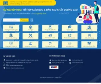 Sunghiephoc.com(Tìm khóa học nhanh hơn khi có Sự Nghiệp Học) Screenshot