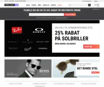 Sunglassesshop.dk(Sunglasses Shop) Screenshot