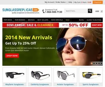 Sunglassreplicas.com(Under $20 Quality Cheap Sunglasses & Discount Designer Sunglasses SUNGLASSRELICAS) Screenshot