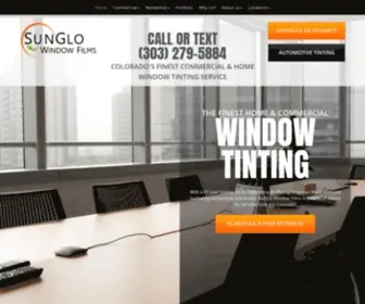 Sunglowf.com(SunGlo Window Films) Screenshot