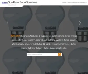 Sunglowsolar.com(Sun Glow Solar Solutions) Screenshot