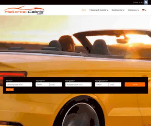 Sungo.eu(Cabrio Mallorca mieten) Screenshot