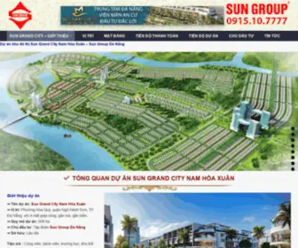 Sungroupdanang.com(Sun Grand City Nam Hòa Xuân) Screenshot