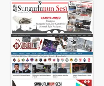 Sungurlununsesi.net(Sungurlu'nun Sesi Gazetesi) Screenshot