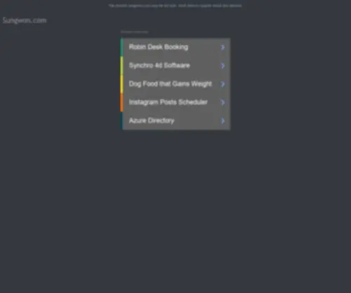 Sungwon.com(성원정보통신) Screenshot