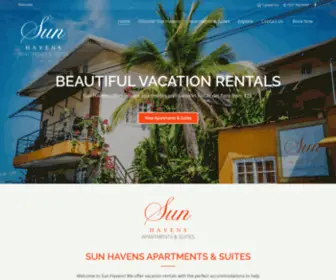 Sunhavens-Bocas.com(Sun Havens Apartments & Suites) Screenshot