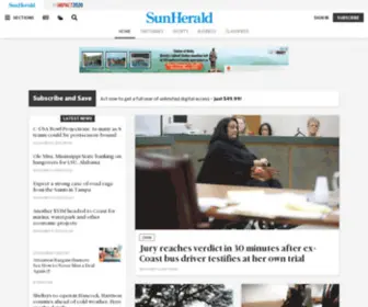 Sunherald.com(News, sports and weather for Biloxi and Gulfport, MS) Screenshot