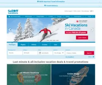 Sunholidays.ca(Last Minute Travel Deals) Screenshot