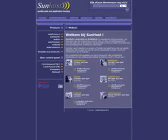 Sunhost.be(Sunhost) Screenshot