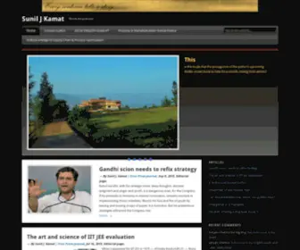 Suniljkamat.com(Words are precious) Screenshot