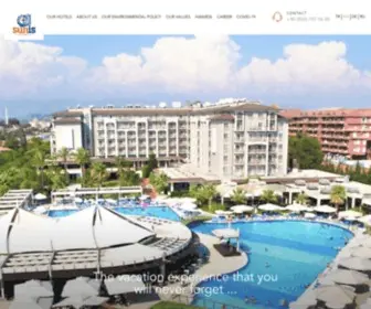 Sunishotels.com(Sunis Hotels) Screenshot