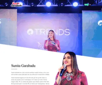 Sunitagarabadu.com(Sunita Official Website) Screenshot