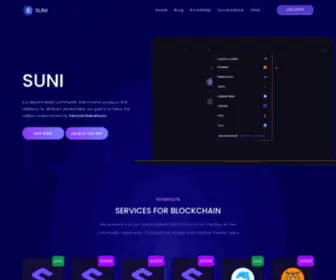 Sunitoken.com(Products for Blockchain) Screenshot