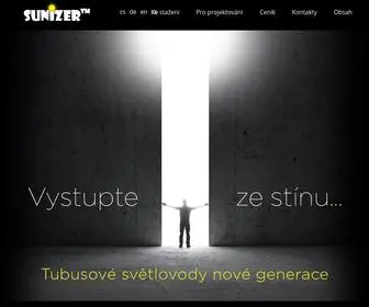 Sunizer.cz(Tubusové světlovody) Screenshot