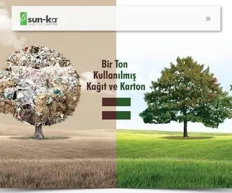 Sunkapaper.com(SUN-KA Kağıt ve Karton) Screenshot