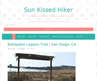 Sunkissedhiker.com(Sunkissedhiker) Screenshot